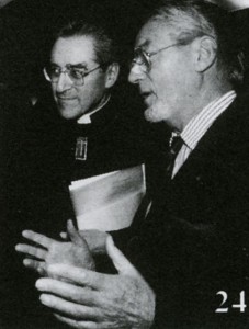 Portrait de Baron-Renouard avec le cardinal Jean-Marie Lustiger